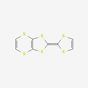 molecular formula C8H4S6 B14292639 1,3-Dithiolo[4,5-b][1,4]dithiin, 2-(1,3-dithiol-2-ylidene)- CAS No. 118148-32-6