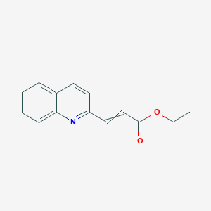 Ethyl 3-(quinolin-2-yl)prop-2-enoate