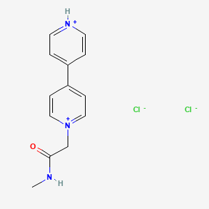 molecular formula C13H15Cl2N3O B14292647 1-[2-(Methylamino)-2-oxoethyl]-4,4'-bipyridin-1-ium dichloride CAS No. 116109-40-1