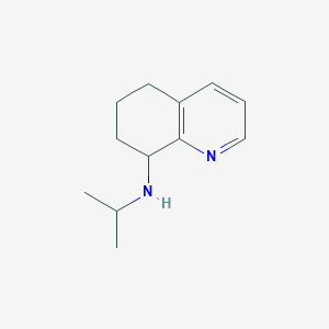 B1429265 N-(propan-2-yl)-5,6,7,8-tetrahydroquinolin-8-amine CAS No. 1427380-60-6