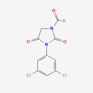 3-(3,5-Dichlorophenyl)-2,4-dioxoimidazolidine-1-carbaldehyde