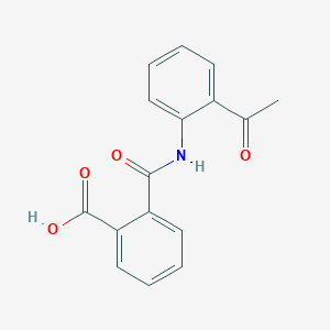 Benzoic acid, 2-[[(2-acetylphenyl)amino]carbonyl]-