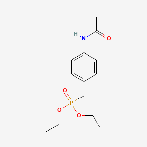 molecular formula C13H20NO4P B14292692 Diethyl 4-Acetamidobenzylphosphonate CAS No. 118578-84-0