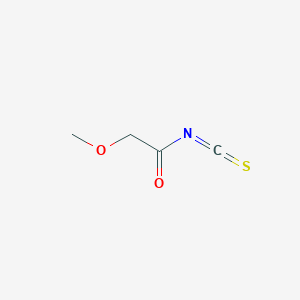 molecular formula C4H5NO2S B14292710 Methoxyacetyl isothiocyanate CAS No. 113574-80-4