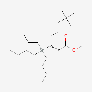 Methyl 7,7-dimethyl-3-(tributylstannyl)oct-2-enoate