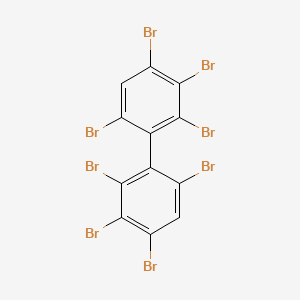 molecular formula C12H2Br8 B14292780 2,2',3,3',4,4',6,6'-Octabromobiphenyl CAS No. 119264-59-4