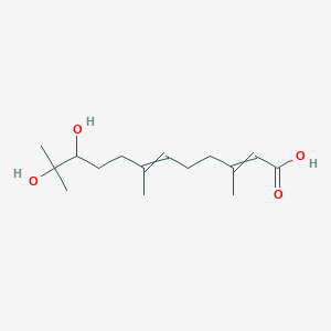 10,11-Dihydroxy-3,7,11-trimethyldodeca-2,6-dienoic acid