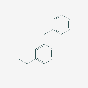 molecular formula C16H18 B14292786 1-Benzyl-3-(propan-2-yl)benzene CAS No. 115372-35-5