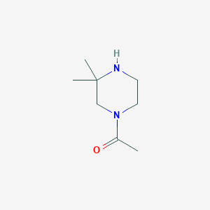 B1429281 1-(3,3-Dimethylpiperazin-1-yl)ethan-1-one CAS No. 1266867-75-7