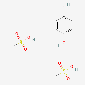 Benzene-1,4-diol;methanesulfonic acid