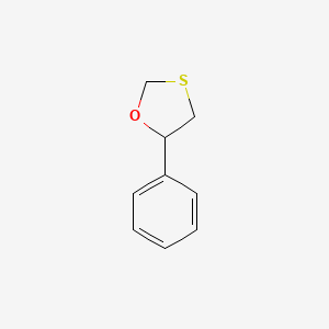 molecular formula C9H10OS B14292820 5-Phenyl-1,3-oxathiolane CAS No. 114364-47-5