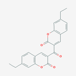 3,3'-Carbonylbis(7-ethyl-2H-1-benzopyran-2-one)