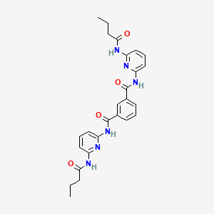 N~1~,N~3~-Bis(6-butanamidopyridin-2-yl)benzene-1,3-dicarboxamide