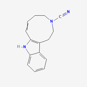 1,4,5,8-Tetrahydroazonino[5,4-b]indole-3(2H)-carbonitrile