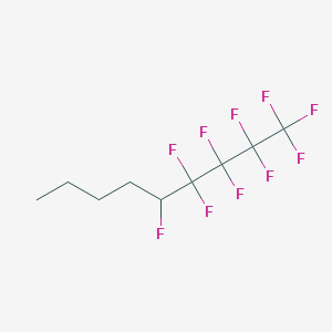 molecular formula C9H10F10 B14292879 1,1,1,2,2,3,3,4,4,5-Decafluorononane CAS No. 126038-57-1