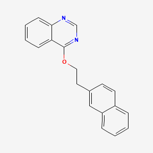 Quinazoline, 4-(2-(2-naphthalenyl)ethoxy)-