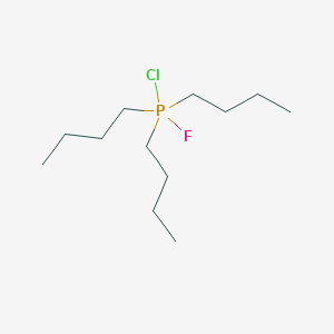 molecular formula C12H27ClFP B14292910 Tributyl(chloro)fluoro-lambda~5~-phosphane CAS No. 113849-00-6