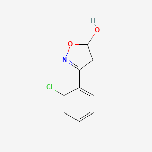 3-(2-Chlorophenyl)-4,5-dihydro-1,2-oxazol-5-ol