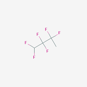 molecular formula C4H4F6 B14292988 1,1,2,2,3,3-Hexafluorobutane CAS No. 119450-66-7