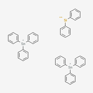 molecular formula C48H40SiSn2 B14292995 CID 50932606 