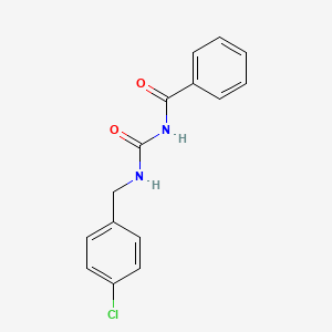 N-{[(4-Chlorophenyl)methyl]carbamoyl}benzamide