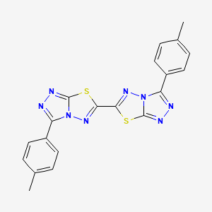 3,3'-Bis(4-methylphenyl)-6,6'-bi[1,2,4]triazolo[3,4-b][1,3,4]thiadiazole