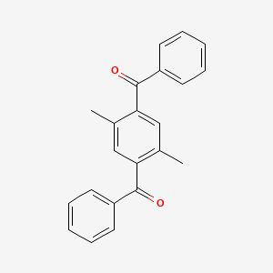 molecular formula C22H18O2 B14293036 (2,5-Dimethyl-1,4-phenylene)bis(phenylmethanone) CAS No. 114627-38-2