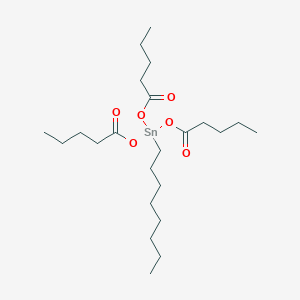 Octyl[tris(pentanoyloxy)]stannane