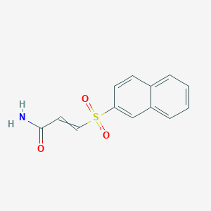 3-(Naphthalene-2-sulfonyl)prop-2-enamide