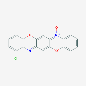 1-Chloro-7-oxo-7lambda~5~-[1,4]benzoxazino[2,3-b]phenoxazine