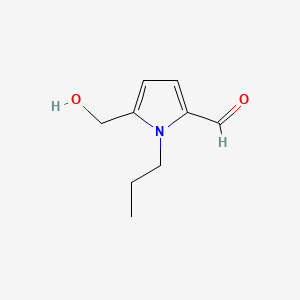 5-(Hydroxymethyl)-1-propylpyrrole-2-carbaldehyde