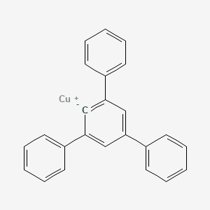 copper(1+);1,3,5-triphenylbenzene-6-ide