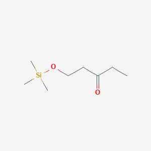 1-[(Trimethylsilyl)oxy]pentan-3-one