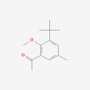 1-(3-tert-Butyl-2-methoxy-5-methylphenyl)ethan-1-one