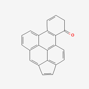 molecular formula C22H12O B14293249 Benzo[l]cyclopenta[cd]pyren-1(2h)-one CAS No. 113779-21-8