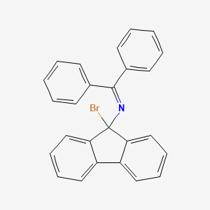 N-(9-Bromo-9H-fluoren-9-YL)-1,1-diphenylmethanimine