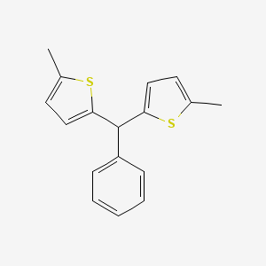 Thiophene, 2,2'-(phenylmethylene)bis[5-methyl-