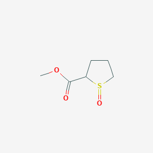 Methyl 1-oxo-1lambda~4~-thiolane-2-carboxylate