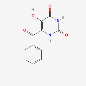 6-[Hydroxy(4-methylphenyl)methylidene]dihydropyrimidine-2,4,5(3H)-trione