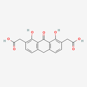 2,2'-(1,8-Dihydroxy-9-oxo-9,10-dihydroanthracene-2,7-diyl)diacetic acid