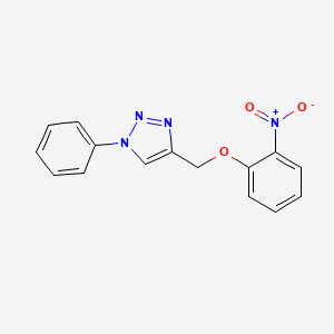 4-[(2-Nitrophenoxy)methyl]-1-phenyl-1H-1,2,3-triazole