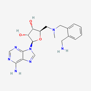 (2R,3R,4S,5R)-2-(6-Amino-9H-purin-9-yl)-5-(((2-(aminomethyl)benzyl)(methyl)amino)methyl)tetrahydrofuran-3,4-diol