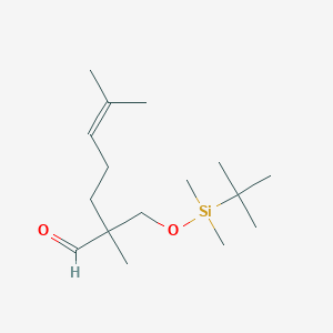 5-Heptenal, 2-[[[(1,1-dimethylethyl)dimethylsilyl]oxy]methyl]-2,6-dimethyl-