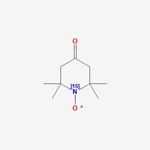 molecular formula C9H16NO2 B1429343 4-Oxo-2,2,6,6-tetramethylpiperidine-1-15N-1-oxyl CAS No. 80404-14-4