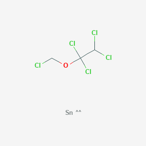 molecular formula C3H3Cl5OSn B14293450 CID 71337062 