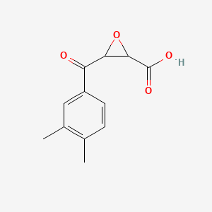 3-(3,4-Dimethylbenzoyl)oxirane-2-carboxylic acid