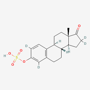 molecular formula C18H22O5S B1429348 Estrone-d4 3-Sulfate Sodium Salt CAS No. 285979-80-8