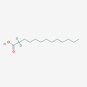 molecular formula C13H26O2 B1429350 Tridecanoic-2,2-d2 acid(9CI) CAS No. 64118-44-1