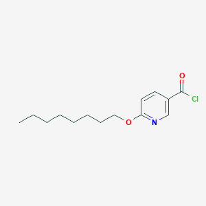 6-(Octyloxy)pyridine-3-carbonyl chloride