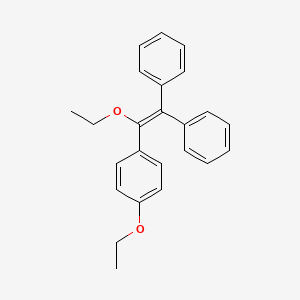 1,1'-[2-Ethoxy-2-(4-ethoxyphenyl)ethene-1,1-diyl]dibenzene